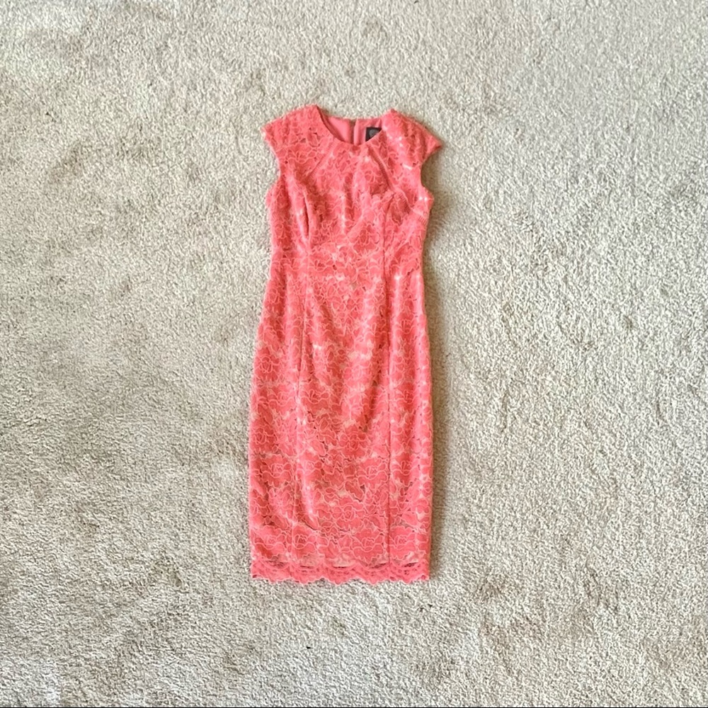 Vince Camuto Floral Print Midi Dress
